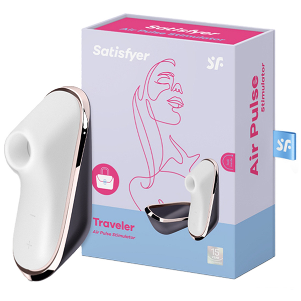 Satisfyer Traveler - Estimulador Clitoriano Portátil con Tecnología Air-Pulse