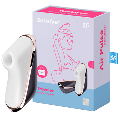 Satisfyer Traveler - Estimulador Clitoriano Portátil con Tecnología Air-Pulse