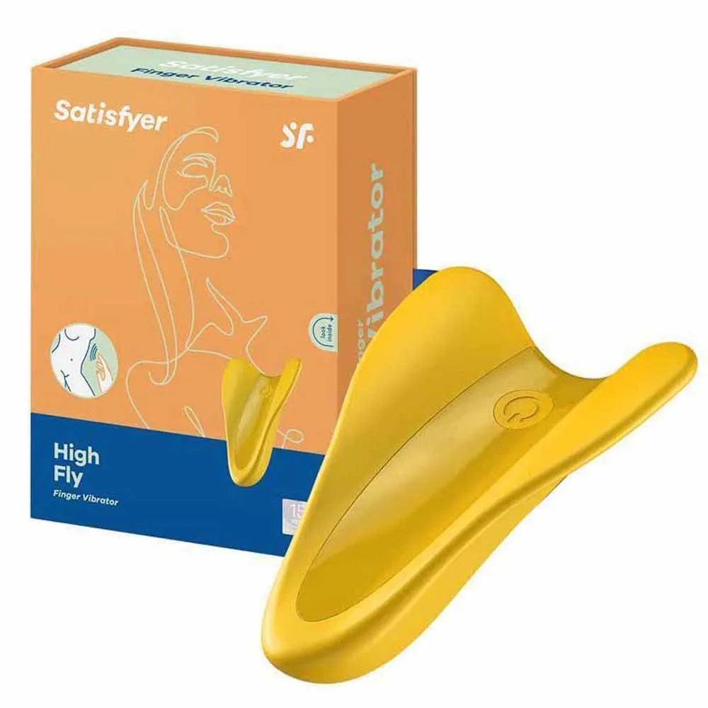 Satisfyer High Fly - Vibrador de Dedo Versátil para Estimulación de Zonas Erógenas