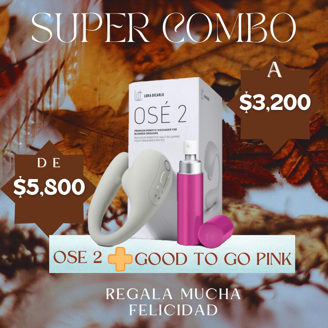 Kit Osé 2 + Good to go Pink Lubricante