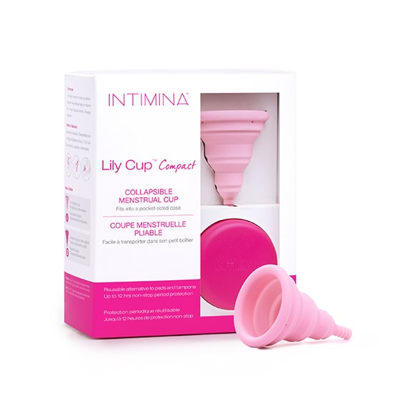 Lily Cup Compact de Intimina - ¡La copa menstrual plegable y portátil perfecta para cualquier ocasión!