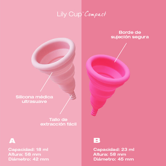 La copa menstrual plegable perfecta para la mujer moderna: Lily Cup Compact de Intimina.