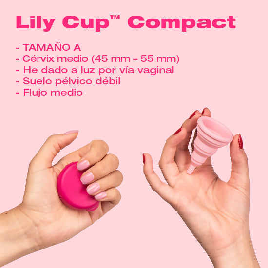 Lily Cup Compact de Intimina - ¡La copa menstrual plegable y portátil perfecta para cualquier ocasión!