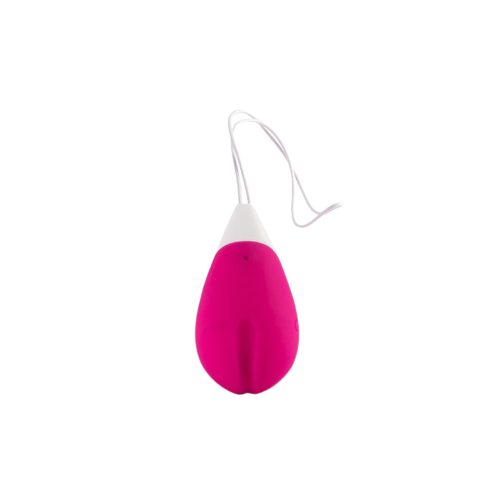 Huevo vibrador rosa para uso externo e interno