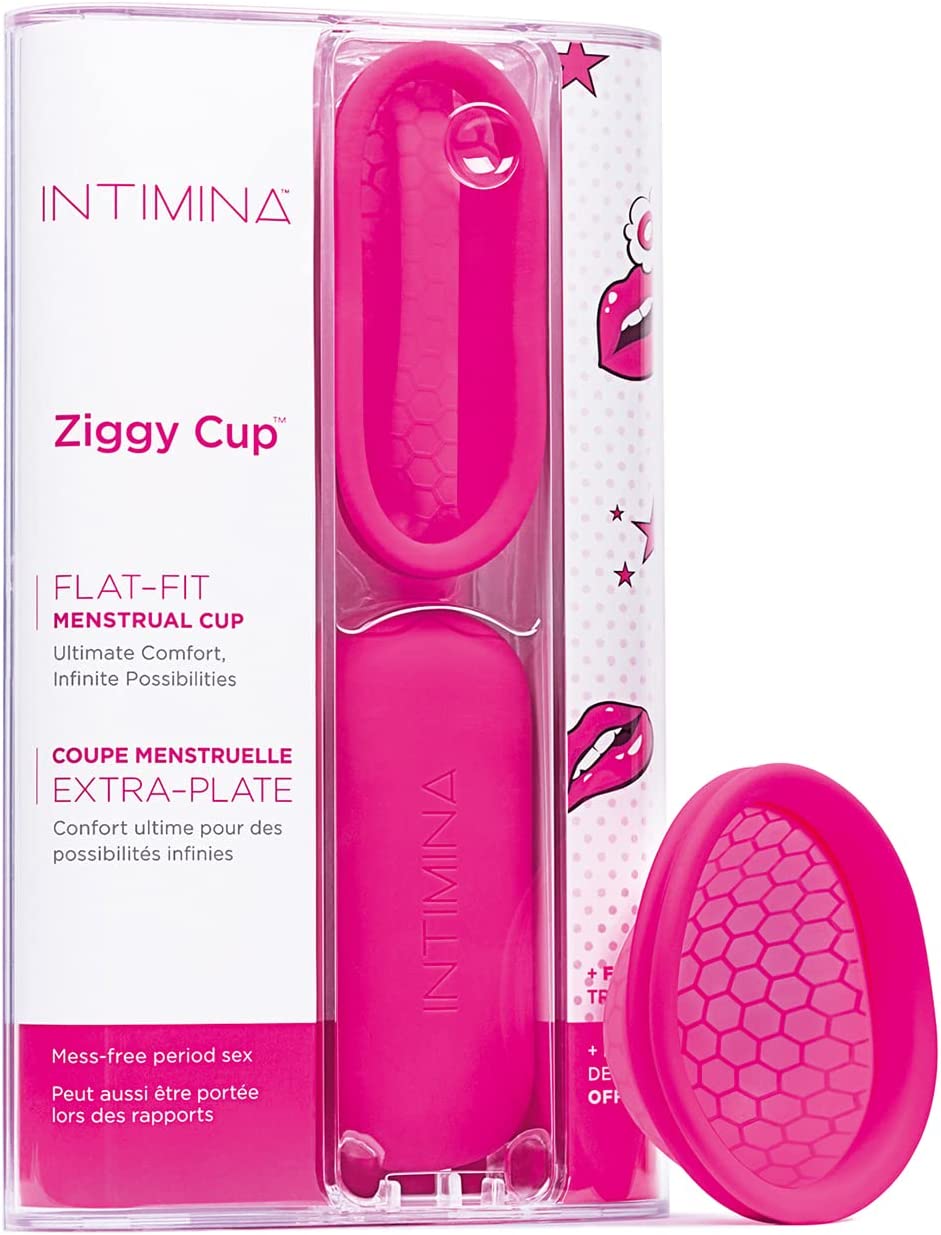 Ziggy Cup es la única copa menstrual reutilizable diseñada para el sexo durante el periodo, con un borde a prueba de fugas y una silicona ultrasuave para un ajuste cómodo.